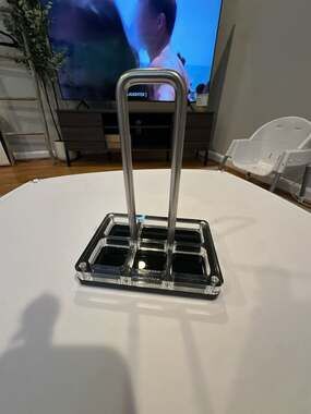 Normcore Acrylic & Stainless Steel Portafilter Stand Holder